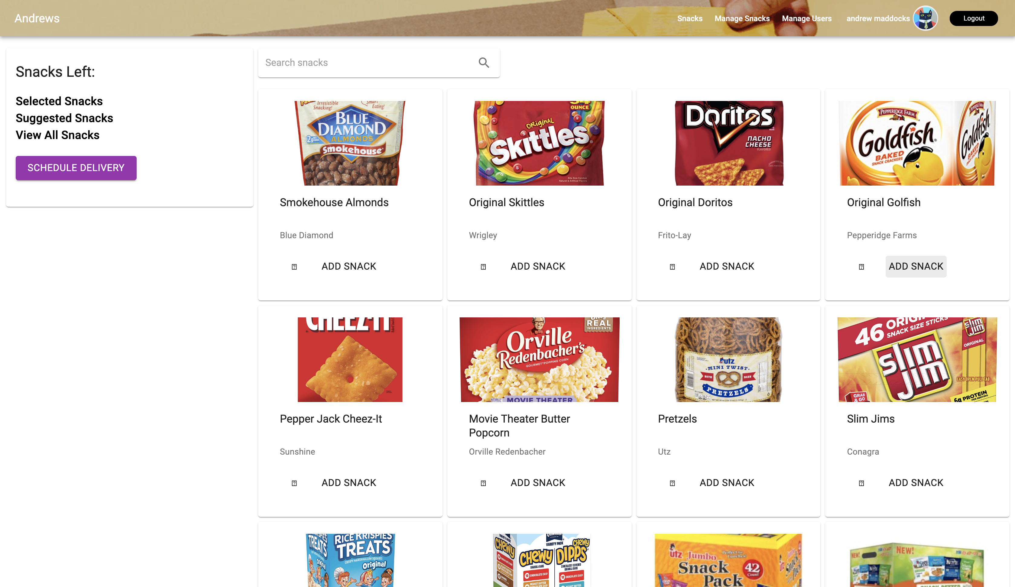 picture of snackify